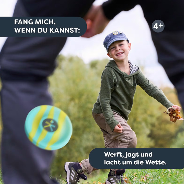 Haba Terra Kids Adventure Chyť ma! silikónové disky 2 ks modrý
