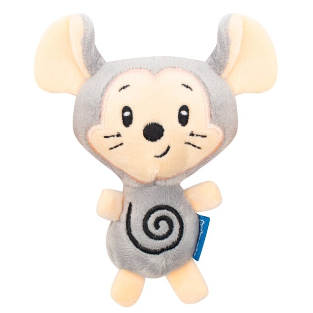 Baby Mix Plüschspielzeug für den Kinderwagen Maus und Eule