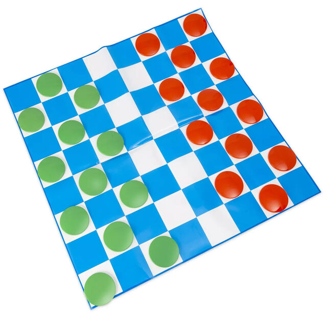 Dáma spoločenská hra 90x90cm v krabičke