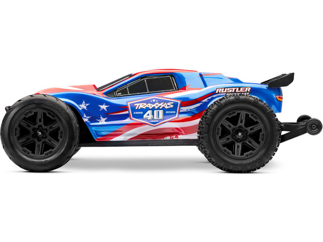 Traxxas Rustler 1:10 VX3 RTR čierny