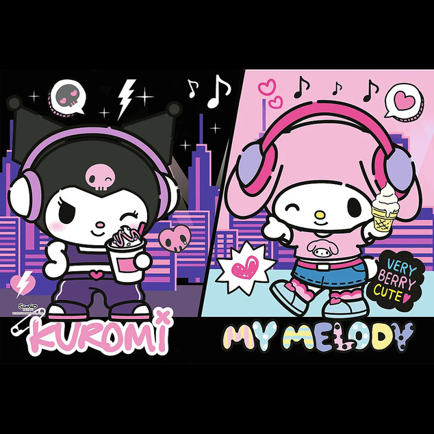 Trefl Puzzle 160 Regeln Kuromi / Hello Kitty