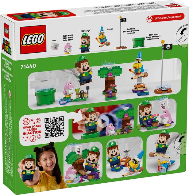 LEGO® Super Mario 71440 Kalandok az interaktív LEGO® Luigi™-val