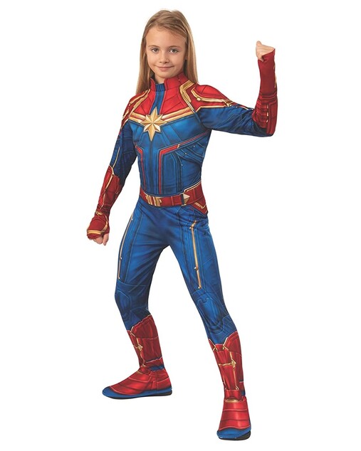 AVENGERS Kapitánka Marvel detský kostým veľkosť (122-128cm)