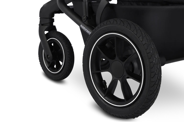 EASYWALKER Set XXL kočík kombinovaný Harvey5 Air Midnight Black s príslušenstvom