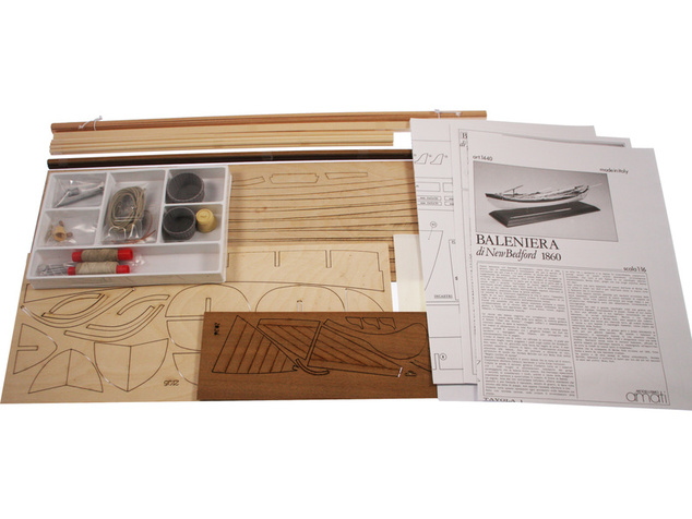 AMATI Walfangboot harpunársky čln 1860 1:16 kit