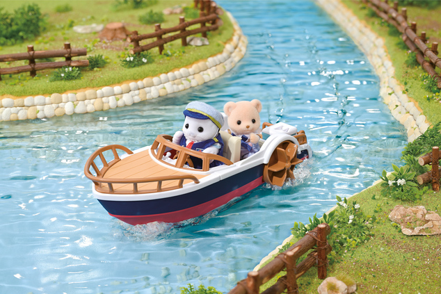 Sylvanian Families Ausflugsboot des Seemannsrobben
