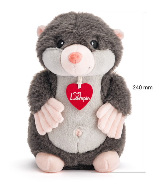 Lumpin Talpa Pecin, grigio, 25cm