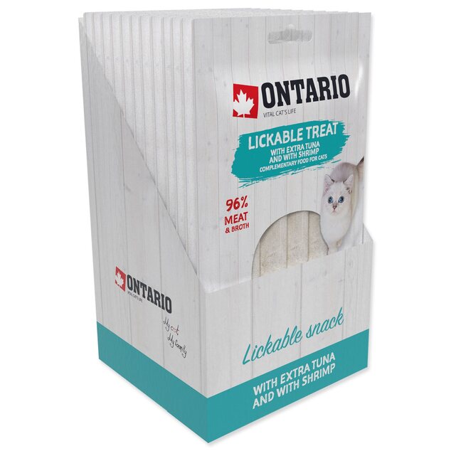 Ontario pochúťka lízací extra tuniak a krevety 5x14g