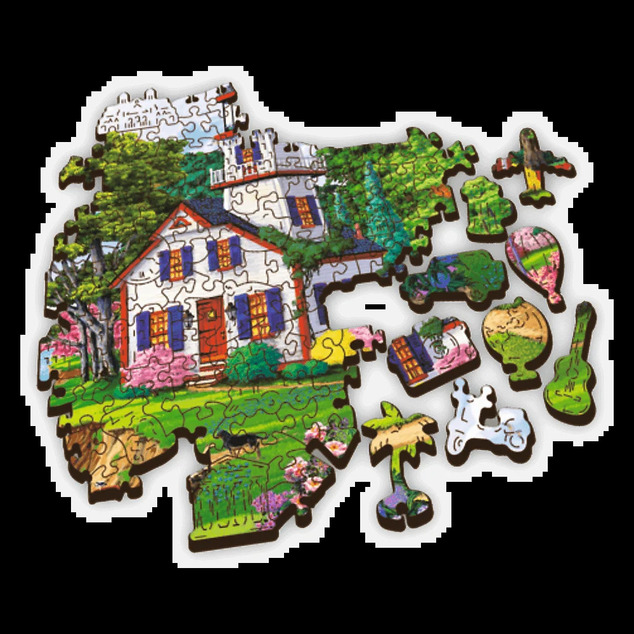 Trefl Holzpuzzle 501 - Sommerzuflucht