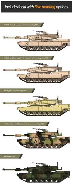 Modellbausatz Panzer 13430 - USMC M1A1 (1:72)