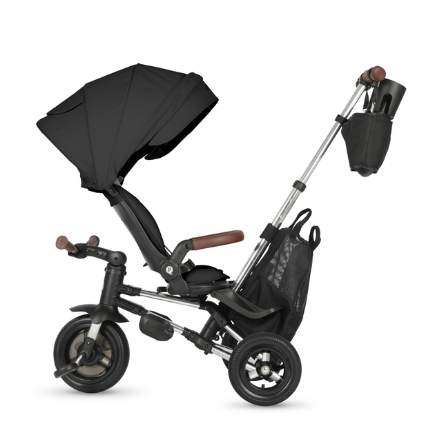 QPLAY Tříkolka Nova Deluxe 5v1 Black, 10-72 měsíců