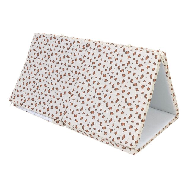 Tappetino da gioco pieghevole imbottito per bambini 5 in 1, Leopardo