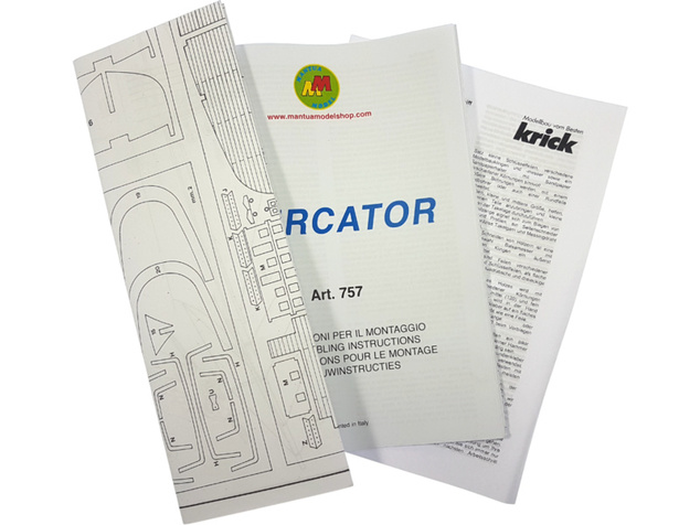 Mantua Model Mercator školská plachetnica 1:120 kit