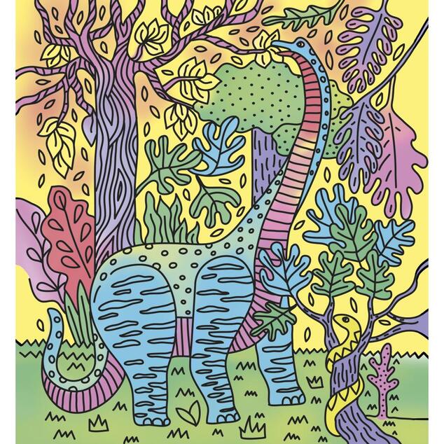 Janod Atelier Sada Maxi Maľovanie Dinosaurus