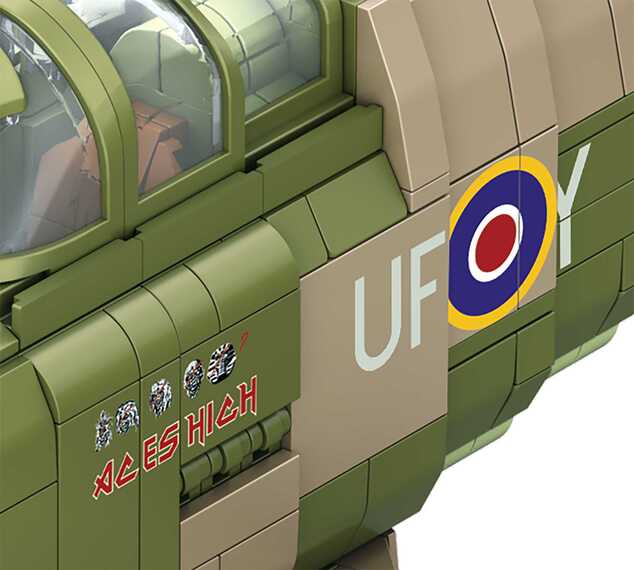 Brick System REVELL 00962 - Iron Maiden Spitfire MK.II Aces High (1:18)