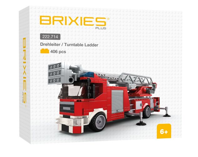 BRIXIES Plus 222.714 Hasičský automobil s otočným rebríkom, 406 k