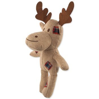 Hračka Dog Fantasy Winter Tale Sob juta pískací 30cm