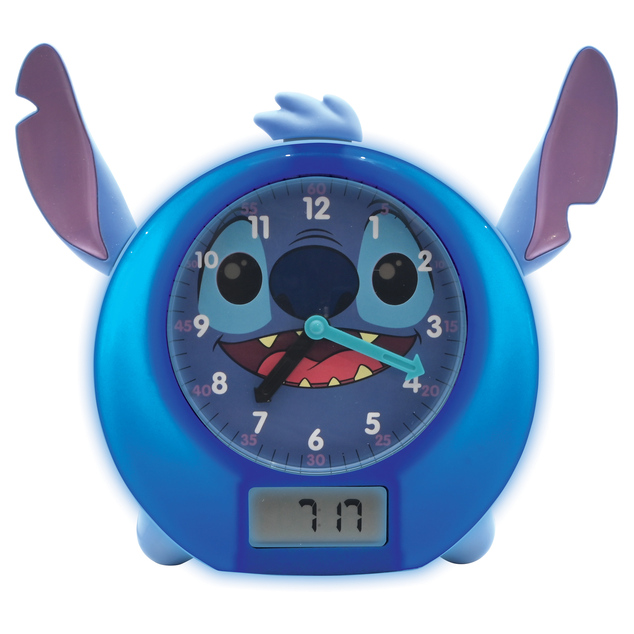 Lexibook Budík Disney Stitch - spoločník pre ľahké zaspávanie