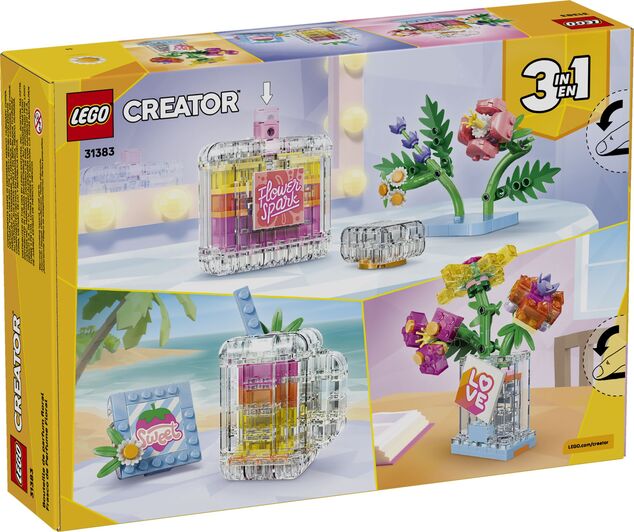 LEGO® Creator 3 en 1 31383 Flacon à parfum décoré de fleurs