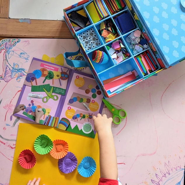 MY CREATIVE BOX® Kreatívna kolážová senzorická sada Záhrada
