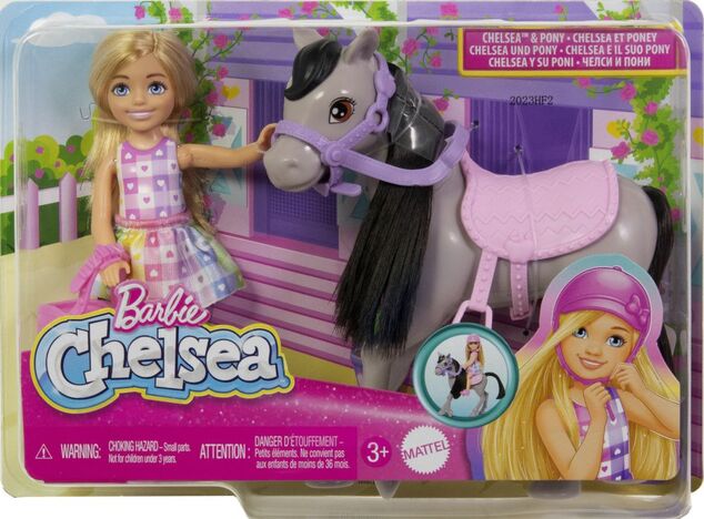 Barbie Chelsea s poníkom