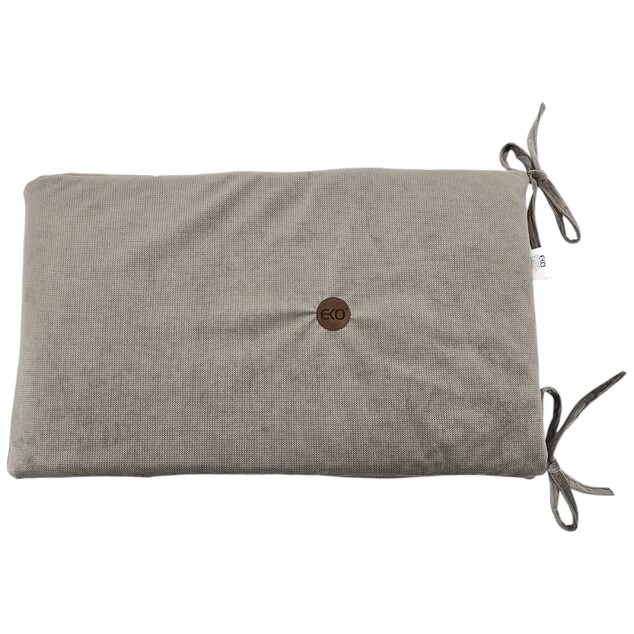EKO Bettumrandung Baumwolle Velvet Dunkelbeige 360cm
