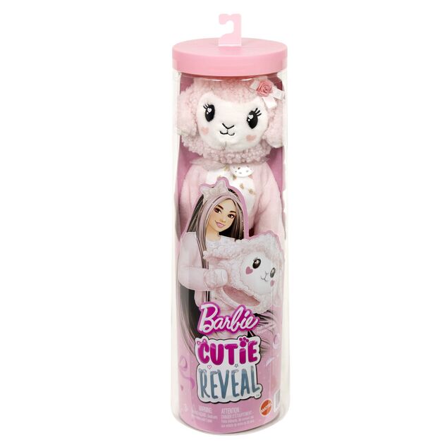 Mattel Barbie CUTIE REVEAL Barbie fiocchi dolci - agnello rosa
