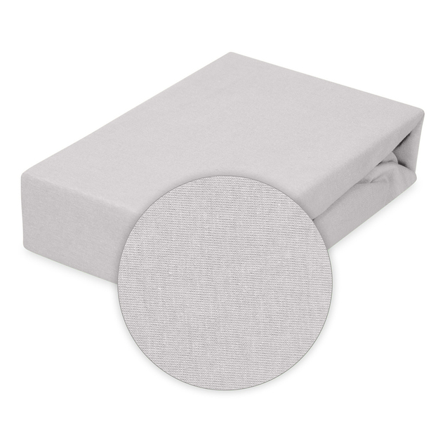 BABYMATEX Plachta napínacia Jersey 60x120cm svetlo šedá