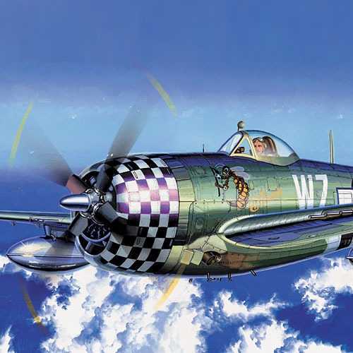 Modellbausatz Flugzeug 12474 - P-47D "EILEEN" (1:72)