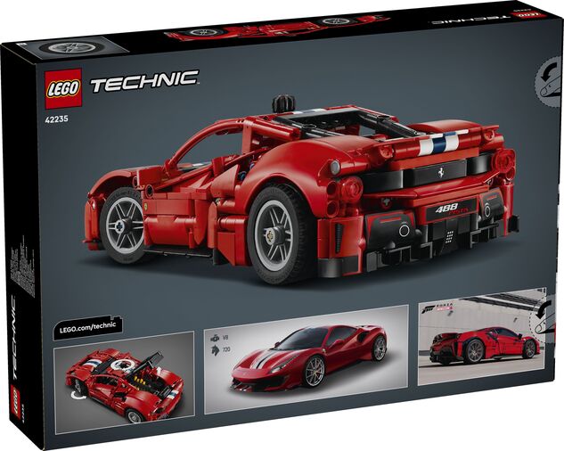 LEGO® Technic 42235 Avto Ferrari 488 PISTA