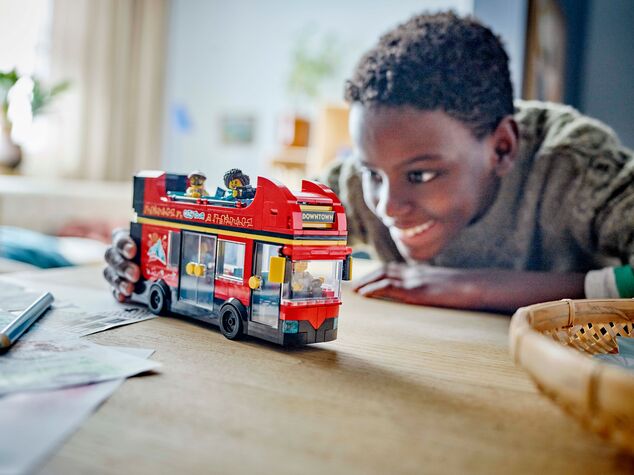 LEGO® City 60407 Červený dvojposchodový vyhliadkový autobus