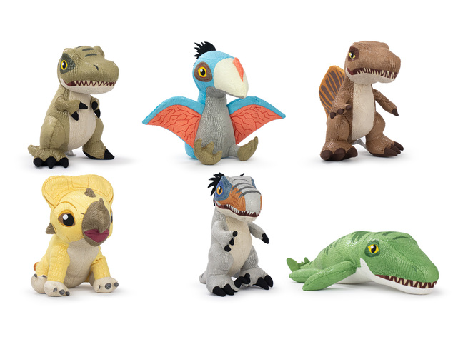 JURASSIC WORLD Aquilops plyšová hračka 25cm