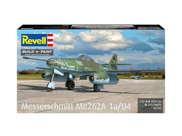 Plastic ModelKit Flugzeug 03749 - Messerschmitt Me262A-1a/U4 (1:32)