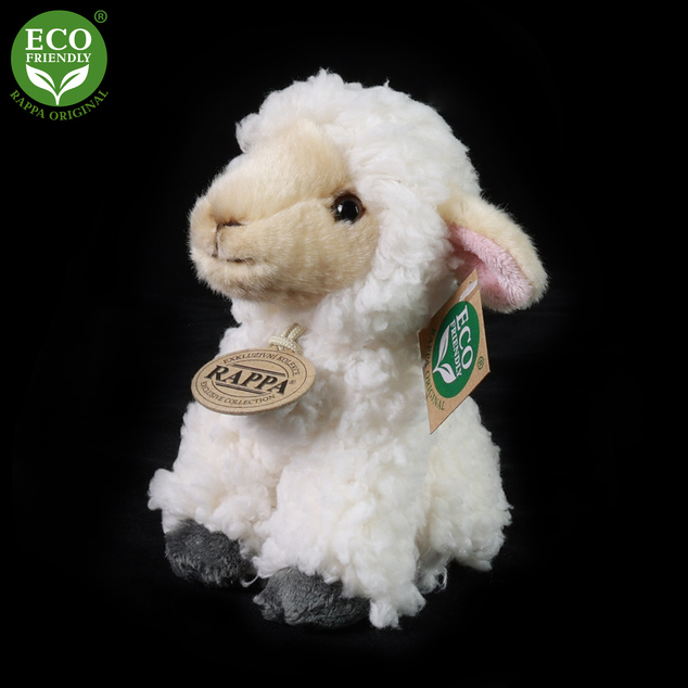 Plyšové ovca sediace 16 cm ECO-FRIENDLY