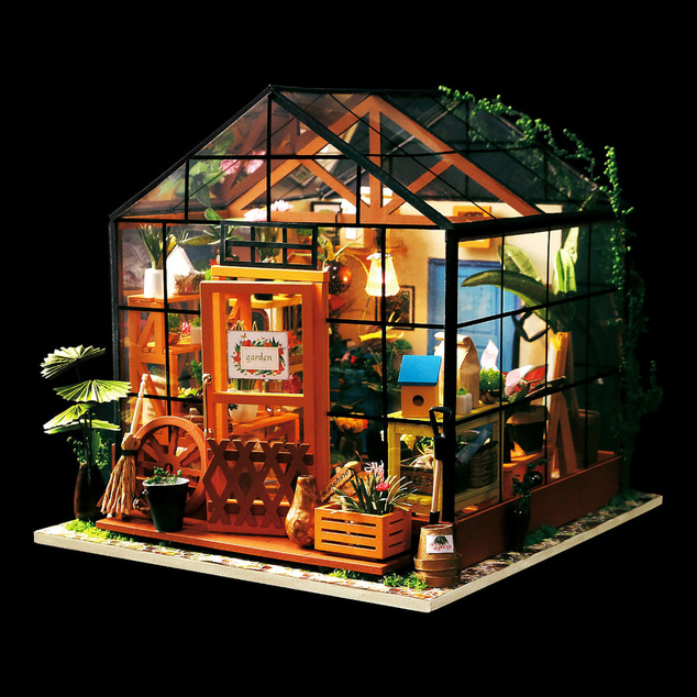 RoboTime Miniaturhaus Gewächshaus