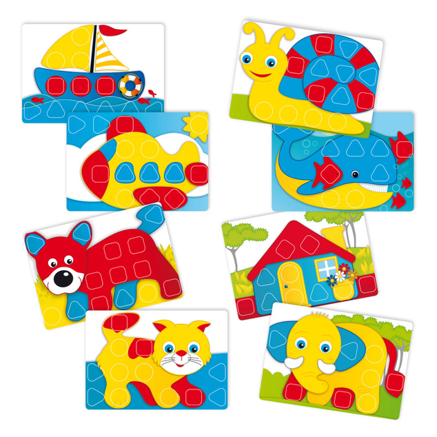 Quercetti Mozaika Fantacolor Baby - 33 ks