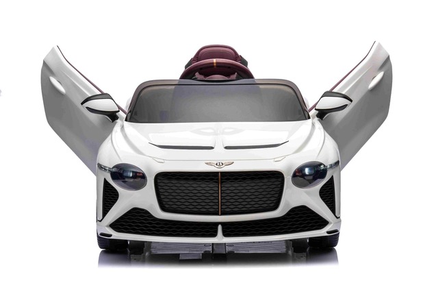 Elektrické autíčko Bentley Bacalar 12V, biele, Dvere otvárajúce sa nahor, 2.4 GHz diaľkové