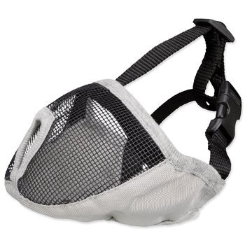 Náhubok pre krátkonosé plemená S 15cm šedý