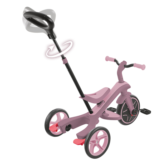Globber trojkolka Explorer Trike 4in1 Ecologic Berry