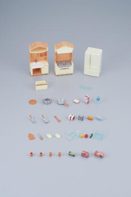 Sylvanian Families Set - kuchynská linka s chladničkou