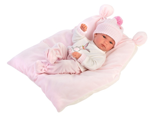 Llorens M635-56 oblečok pre bábiku bábätko NEW BORN veľkosti 35-36 cm s doplnkami
