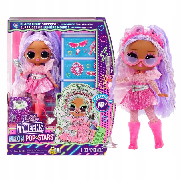 L.O.L. Surprise! Tweens Neon Pop Stars bábika Kitty K