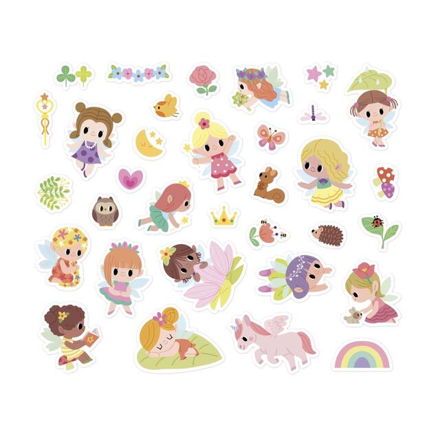 Janod Stickers Samolepky Víly 200 ks