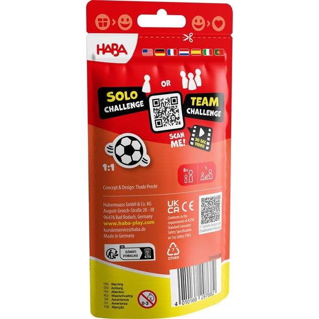 Haba Jeu dynamique amusant Stacking Challenge Extrême 5 figurines 300 défis