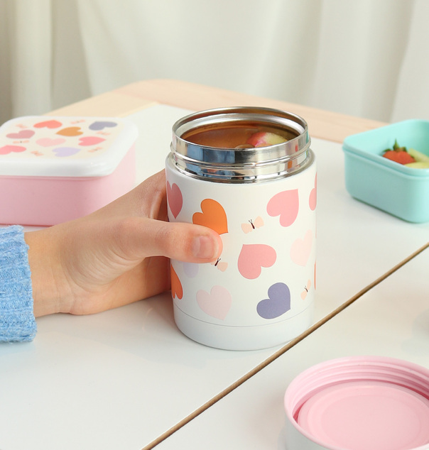 A Little Lovely Company – izolirana posuda za hranu od nehrđajućeg čelika – srce