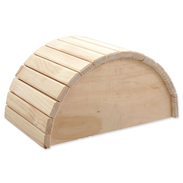 Maison Small Animals Demi-cercle en bois 31x20x15,5cm