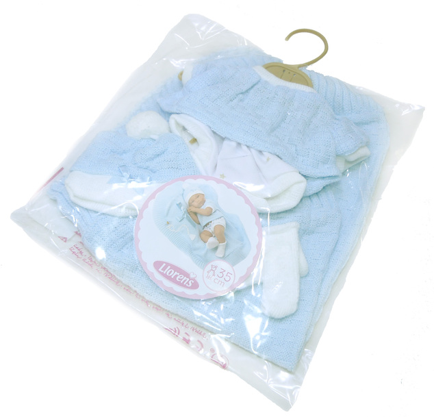 Llorens M635-61 oblečok pre bábiku bábätko NEW BORN veľkosti 35-36 cm