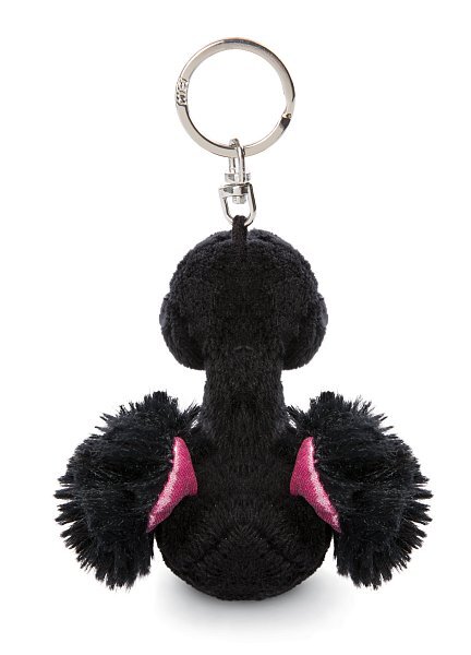 NICI Schlüsselanhänger Love Schwarzer Schwan 8cm, GRÜN