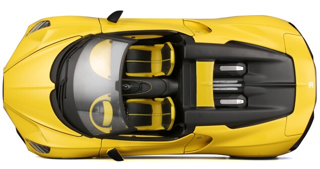 Bburago 1:18 TOP - Bugatti Mistral - Yellow