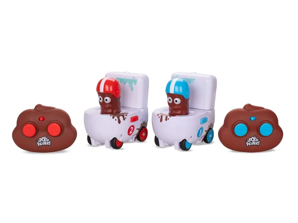 RC WC-harcok hanggal, 2 db, 2,4 GHz, 12 cm | Poo Fighters